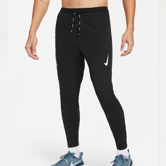 Nike Dri-FIT ADV AeroSwift Racer Running Pants Black Joggers DM4615 010 Size M - Picture 1 of 11